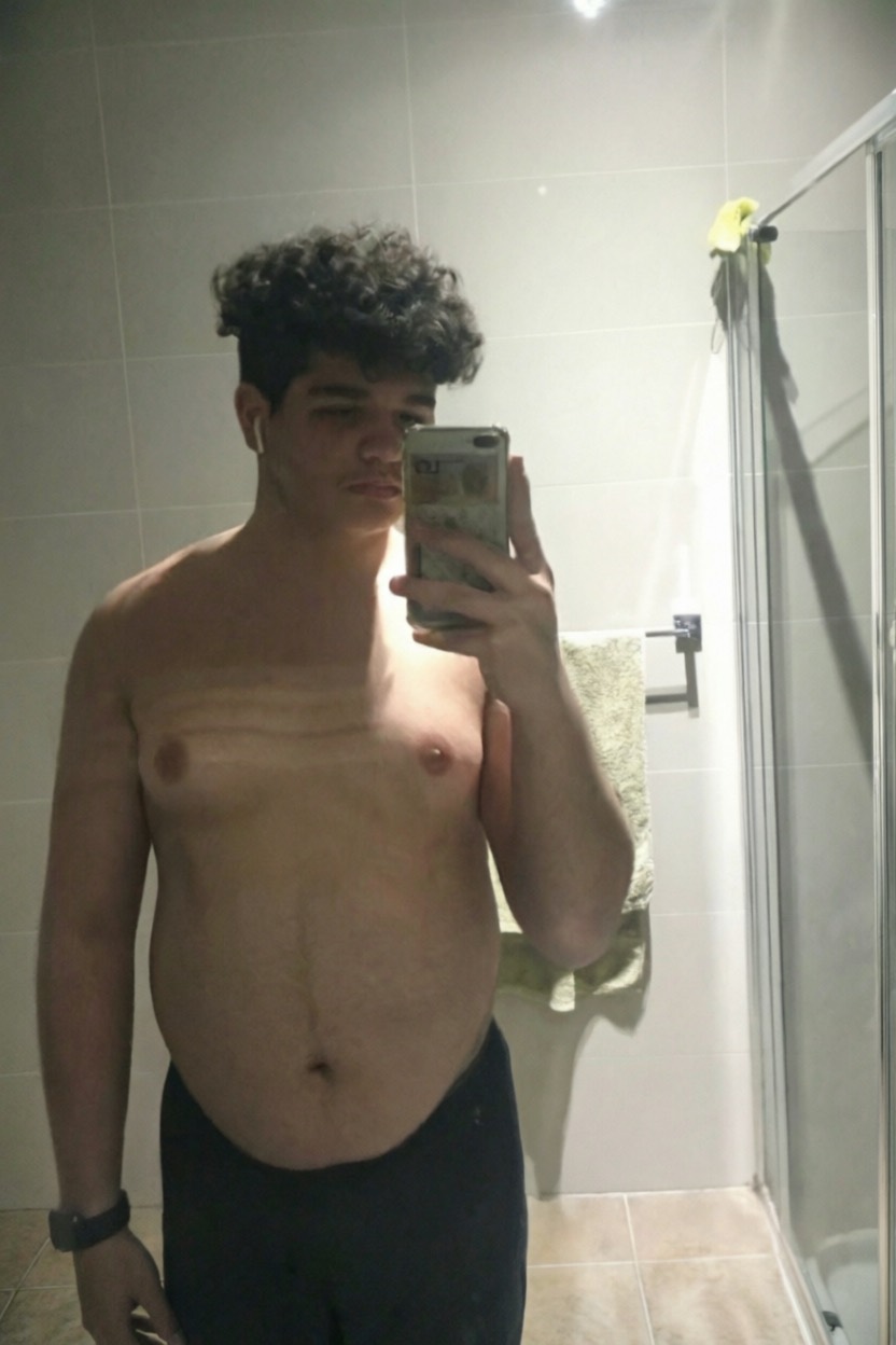 Yash before his personal physique transformation